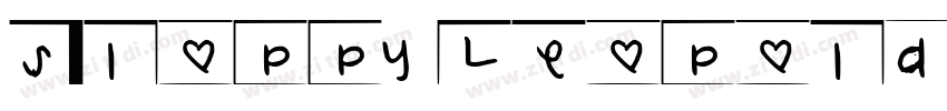 Sloppy Leopold字体转换